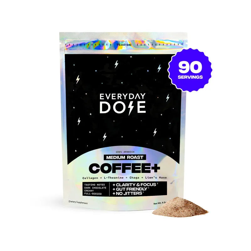 90 Servings of Coffee+ Medium Roast