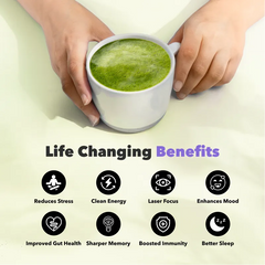 90
            Servings of Matcha+
 + FREE Starter Kit